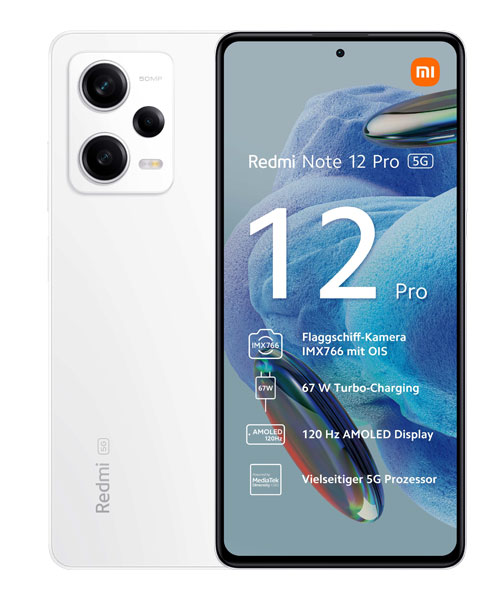 Xiaomi Redmi Note 12 Pro 5G 8GB/256GB Polar White