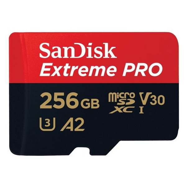 SanDisk Extreme Pro microSDXC-Karte 256 GB C10 UHS-I UHS-3 v30