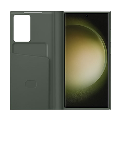 Samsung Smart View Wallet Case für Galaxy S23 Ultra Green