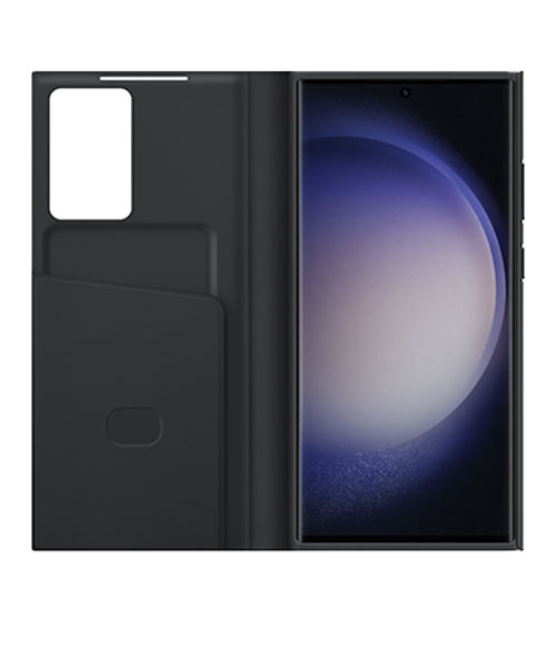 Samsung Smart View Wallet Case für Galaxy S23 Ultra Black