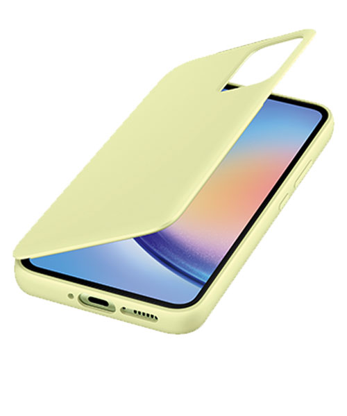 Samsung Smart View Wallet Case für Galaxy A34 5G Lime